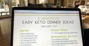 Keto Diet Meal Plan for Beginners Pdf